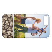 Aangepaste foto Dierlijke huid met hart Case-Mate iPhone Case (Achterkant (Horizontaal))