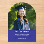 aangepaste foto -diploma uitreiking aankondiging (Voorkant)