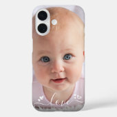 Aangepaste foto DIY gepersonaliseerde moderne lief Case-Mate iPhone Case (Achterkant)