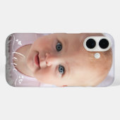 Aangepaste foto DIY gepersonaliseerde moderne lief Case-Mate iPhone Case (Achterkant (horizontaal))