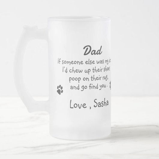 Aangepaste foto Dog Pa Matglas Bierpul (Links)