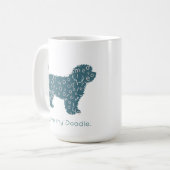 Aangepaste foto Doodle Moeder Gepersonaliseerde na Koffiemok (Voorkant links)