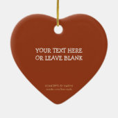 Aangepaste foto-doosversiering keramisch ornament (Achterkant)