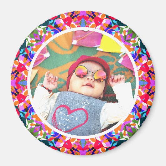 Aangepaste foto Dopamine Decor Kleurrijke Maximali Magneet (Voorkant)