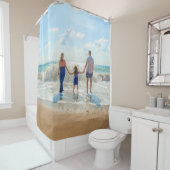 Aangepaste foto douche gordijn uw foto's ontwerp (In situ)