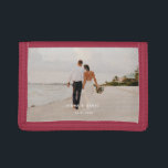 Aangepaste foto drievoud portemonnee<br><div class="desc">Verander je gelukkigste herinneringen in een gepersonaliseerde iPhone-hoesje. Een uniek souvenir dat u uw foto en naam kunt toevoegen om het uw eigen te maken.</div>