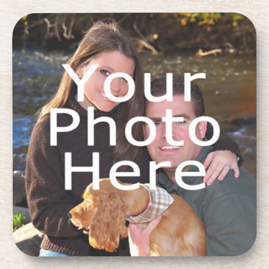 Aangepaste foto-Drink Onderzetter instellen (Voorkant)