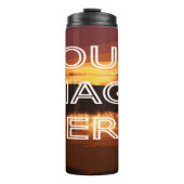 Aangepaste foto dubbelgeïsoleerde Drink flesje Thermosbeker (Voorkant)