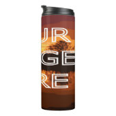 Aangepaste foto dubbelgeïsoleerde Drink flesje Thermosbeker (Geroteerd rechts)