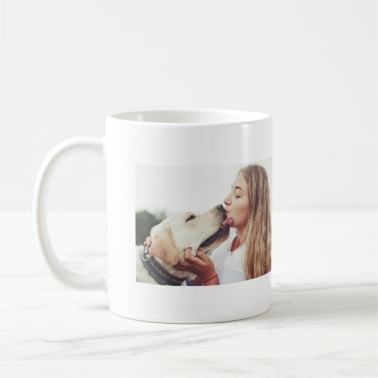 Aangepaste foto dubbelzijdig koffiemok (Links)