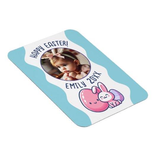 Aangepaste foto Easter Baby Keepsake Magneet (Rechterzijde)