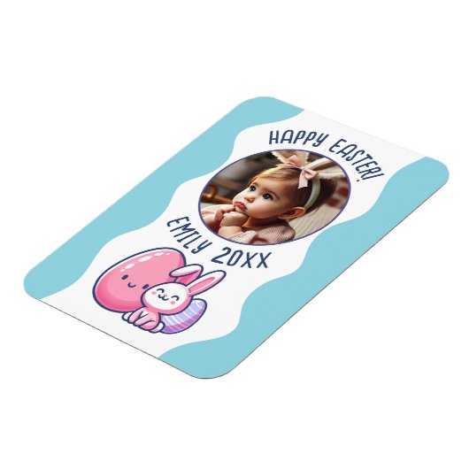 Aangepaste foto Easter Baby Keepsake Magneet (Linkerzijde)