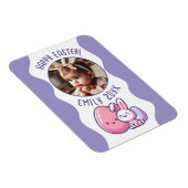 Aangepaste foto Easter Baby Keepsake Magneet (Rechterzijde)