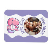 Aangepaste foto Easter Baby Keepsake Magneet (Horizontaal)