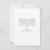 Aangepaste foto Easter briefkaarten (Achterkant)