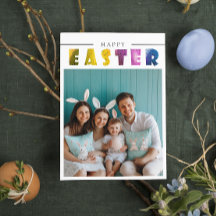 Aangepaste foto Easter briefkaarten