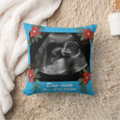 Aangepaste foto, echo sonogram kerst kussen (Deken)
