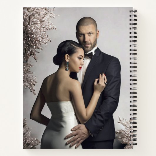 Aangepaste foto echtgenoot en vrouw Journal Notitieboek (Achterkant)