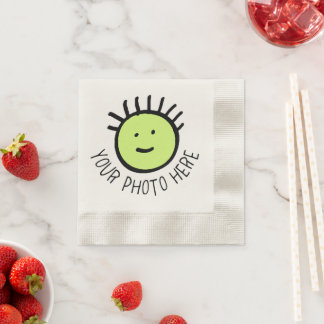 Aangepaste foto ECRU COCKTAIL PAPieren servetjes s Servet