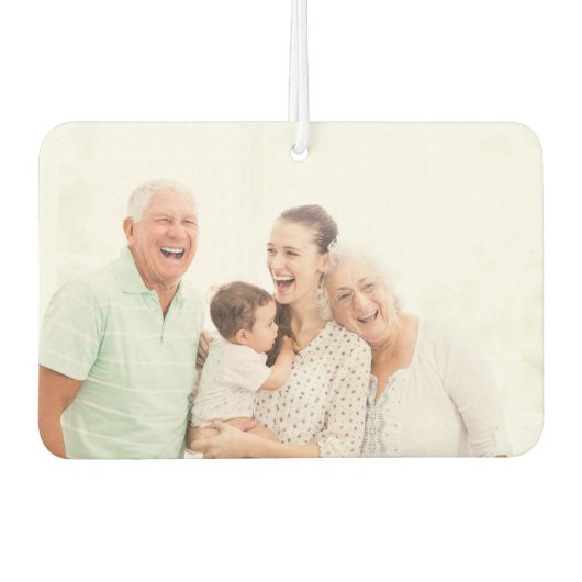 Aangepaste foto Een van een soort gepersonaliseerd Luchtverfrisser (Voorkant)