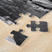 Aangepaste foto Eenheid Bruiloft Zwart & Wit Legpuzzel (Zijkant)