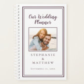 Aangepaste foto Eenvoudig chassis Paars en wit huw Planner (Voorkant)