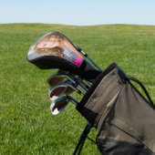 Aangepaste foto Eenvoudig gepersonaliseerd golfhoo Golfheadcover (Insitu)