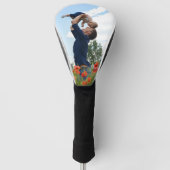Aangepaste foto Eenvoudig gepersonaliseerd golfhoo Golfheadcover (Voorkant)