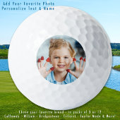 Aangepaste Foto Eenvoudig Modern Golf Lover Gift A Golfballen