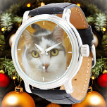 Aangepaste foto Eenvoudig, persoonlijk aangepast Horloge<br><div class="desc">Upload een foto, en creëer gemakkelijk uw gepersonaliseerd horloge. U kunt dit ONTWERP overdragen op andere Zazzle producten en het aanpassen om de meeste Zazzle punten te passen. U kunt ook VERDER OP AANPASSEN klikken om een tekstlijn toe te voegen. De standaard design van Studio worden gemaakt in high-resolution vectorgrafiek...</div>