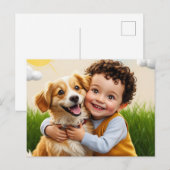 Aangepaste foto Eenvoudige gepersonaliseerde Golfe Briefkaart (Voorkant / Achterkant)