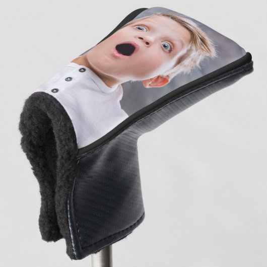 Aangepaste foto Eenvoudige Gepersonaliseerde Golfe Golfheadcover (3/4 voorkant)
