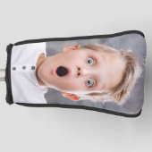 Aangepaste foto Eenvoudige Gepersonaliseerde Golfe Golfheadcover (Voorkant)