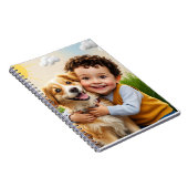 Aangepaste foto Eenvoudige gepersonaliseerde Golfe Notitieboek (Rechterzijde)