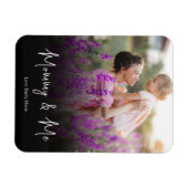 Aangepaste foto Eenvoudige mama en ik Magneet (Horizontaal)