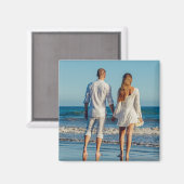 Aangepaste foto eenvoudige, minimale, unieke sleut magneet (Voorkant / Achterkant)