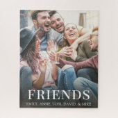 Aangepaste foto Eenvoudige moderne vrienden Legpuzzel (Verticaal)