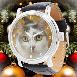 Aangepaste foto Eenvoudige, persoonlijke, persoonl Horloge<br><div class="desc">Upload een foto, en creëer gemakkelijk uw gepersonaliseerd horloge. U kunt dit ONTWERP overdragen op andere Zazzle producten en het aanpassen om de meeste Zazzle punten te passen. U kunt ook VERDER OP AANPASSEN klikken om een tekstlijn toe te voegen. De standaard design van Studio worden gemaakt in high-resolution vectorgrafiek...</div>