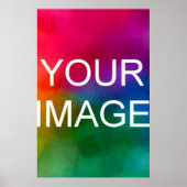 Aangepaste Foto Eenvoudige Sjabloon XL Extra Groot Poster (Voorkant)