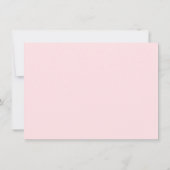 Aangepaste foto Eerste Heilige Communie Roze Bedankkaart (Achterkant)