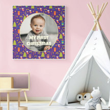 Aangepaste foto eerste kerstcadeaus voor dochter