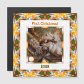 Aangepaste foto Eerste Kerstmis Nieuw Weds Nieuw H (Voorkant / Achterkant)