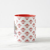 Aangepaste foto, elegant kerstfeest mok (Midden)