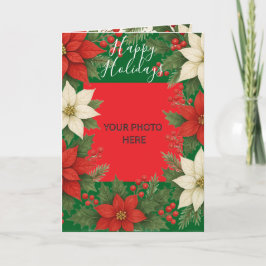 Aangepaste foto Elegante tijdloze Kerstmis  Kaart