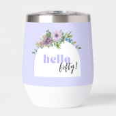 Aangepaste Foto, ELKE LEEFTIJD Verjaardag bloemig  (Voorkant)