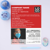 Aangepaste foto, EMT, Paramedic Flyer (Enkel)