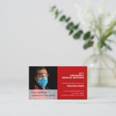 Aangepaste foto, EMT, Paramedic Visitekaartje (Staand voorkant)