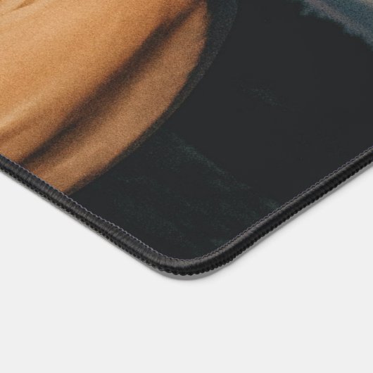 Aangepaste foto- en aangepaste tekst Sjabloon Bureaumat (Hoek)