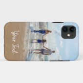 Aangepaste foto- en aangepaste tekst Sjabloon Case-Mate iPhone Case (Achterkant (horizontaal))