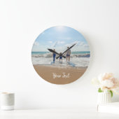 Aangepaste foto- en aangepaste tekst Sjabloon Grote Klok (Huis)